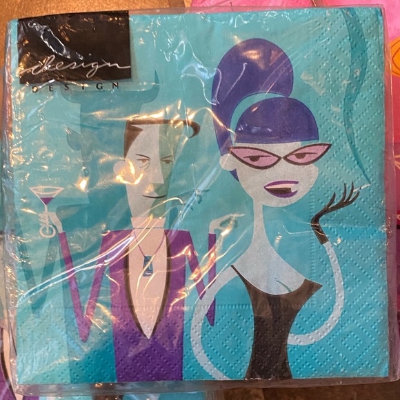 Brand new party napkins “The pickup” and “Orange Martini” by Design Design - Picture 6 of 7